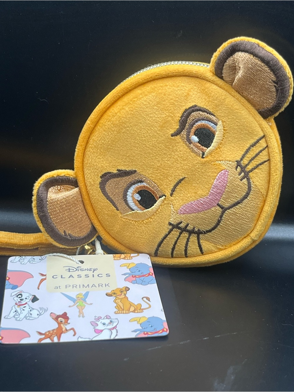Primark Kids Simba Plush Crossbody Bag - Yellow